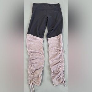 Fabletics PureLuxe‎ Womens Dusty Pink Cashel Foldover Active Leggings Size XL